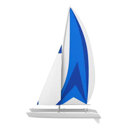 Sport Catamaran Boat Isolatedの写真素材