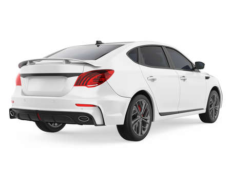 Sedan Car Isolatedの写真素材
