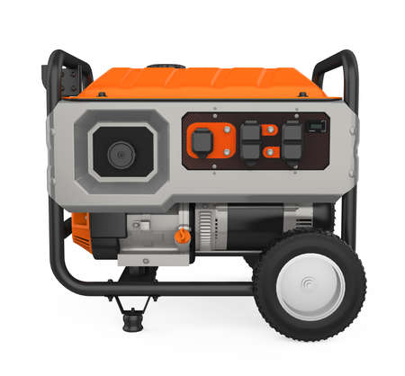 Gasoline Generator Isolatedの写真素材