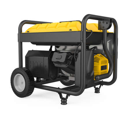Gasoline Generator Isolatedの写真素材