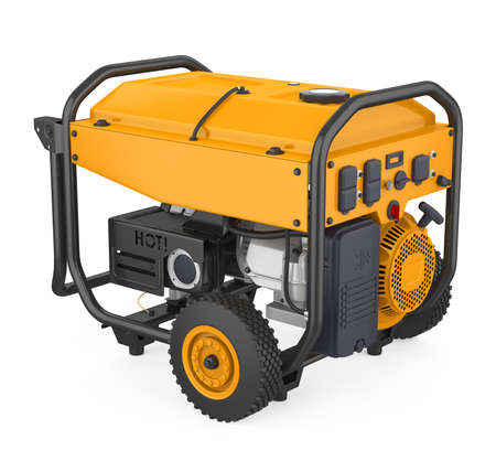 Gasoline Generator Isolatedの写真素材