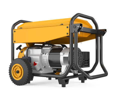 Gasoline Generator Isolatedの写真素材