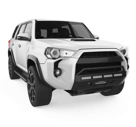 SUV Car Isolatedの写真素材