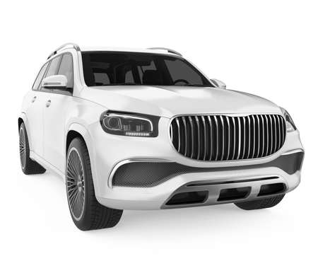SUV Car Isolatedの写真素材