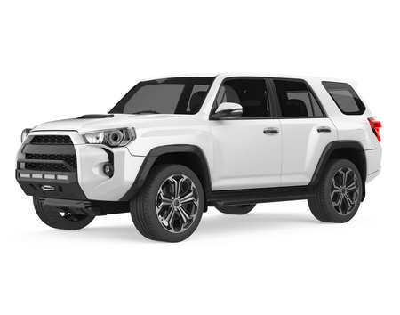 SUV Car Isolatedの写真素材