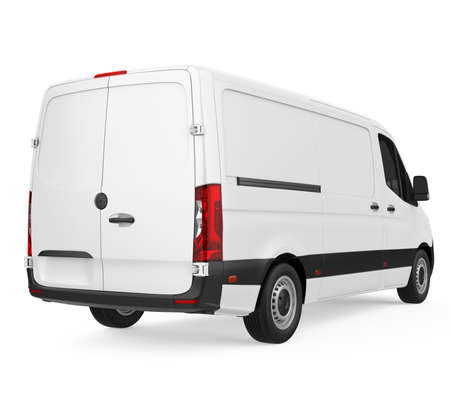 Delivery Van Isolatedの写真素材