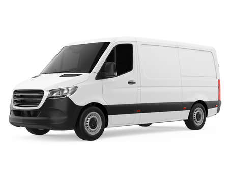 Delivery Van Isolatedの写真素材