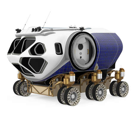 Space Exploration Vehicle Isolatedの写真素材