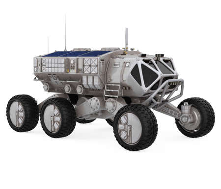 Space Exploration Vehicle Isolatedの写真素材