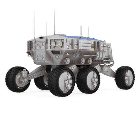 Space Exploration Vehicle Isolatedの写真素材
