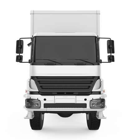 Delivery Truck Isolatedの写真素材