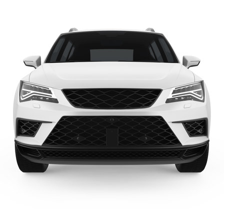 SUV Car Isolatedの写真素材
