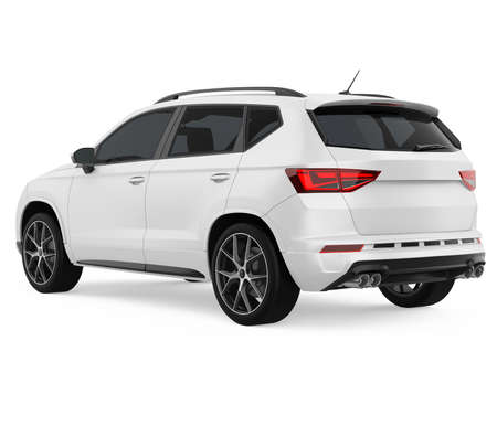 SUV Car Isolatedの写真素材