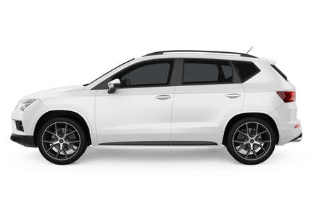 SUV Car Isolatedの写真素材