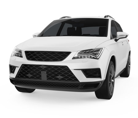 SUV Car Isolatedの写真素材