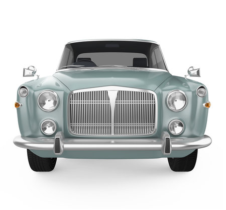 Vintage Car Isolatedの写真素材