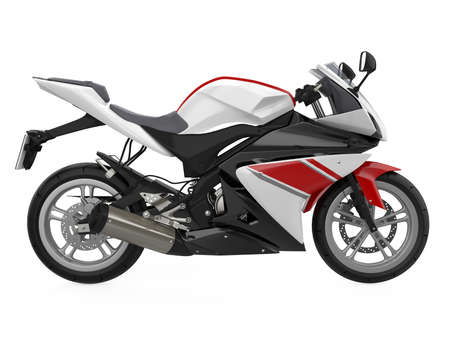 Sport Motorcycle Isolatedの写真素材