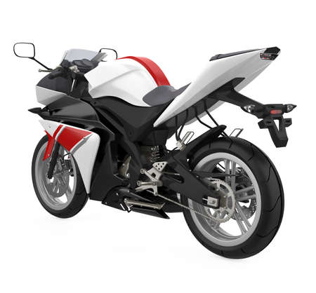 Sport Motorcycle Isolatedの写真素材