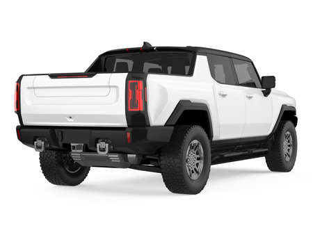 Pickup Truck Isolatedの写真素材