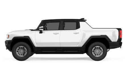 Pickup Truck Isolatedの写真素材
