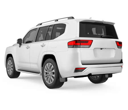 SUV Car Isolatedの写真素材