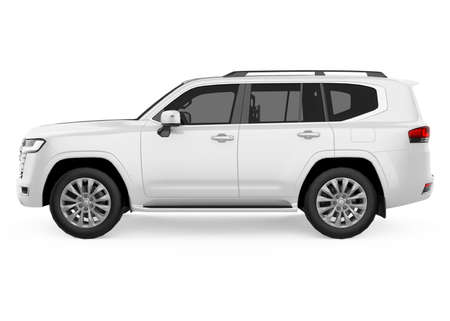SUV Car Isolatedの写真素材