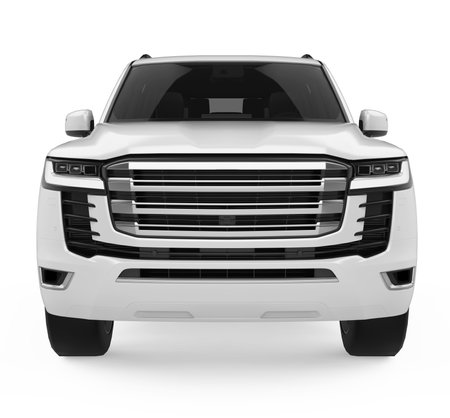 SUV Car Isolatedの写真素材