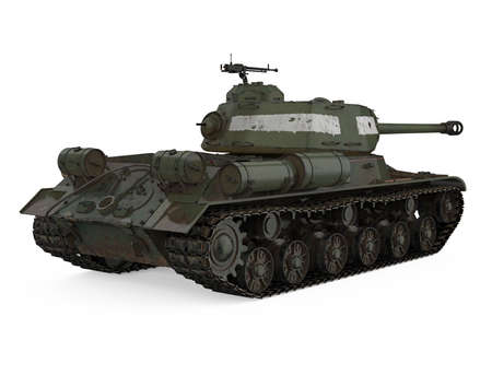 Military Tank Isolatedの写真素材