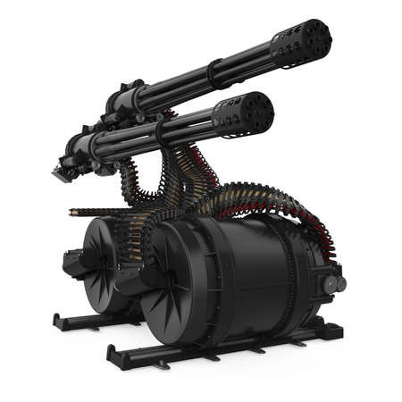 Minigun Isolatedの写真素材