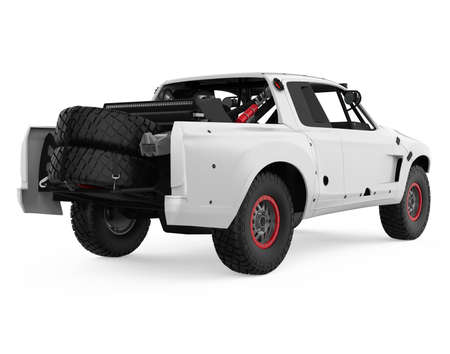 Pickup Race Truck Isolatedの写真素材
