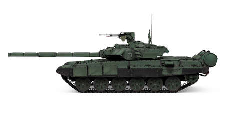 Military Tank Isolatedの写真素材