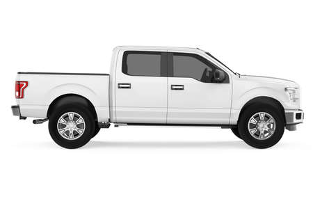 Pickup Truck Isolatedの写真素材
