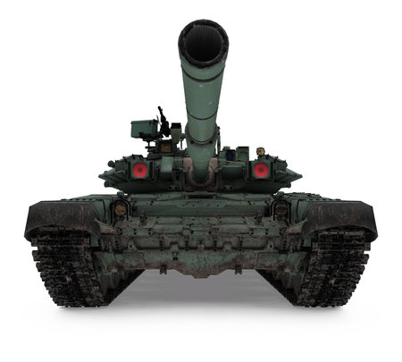 Military Tank Isolatedの写真素材