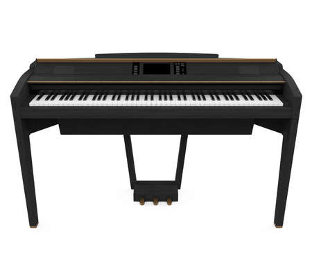 Piano Keyboard Isolatedの写真素材