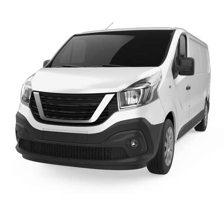 Delivery Van Isolatedの写真素材