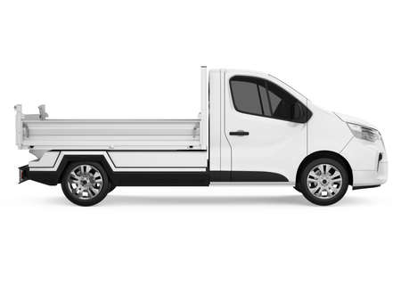 Tipper Dump Truck Isolatedの写真素材