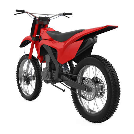 Motocross Motorcycle Isolatedの写真素材