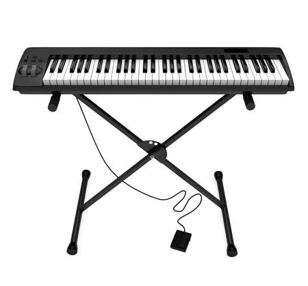Piano Keyboard Isolatedの写真素材