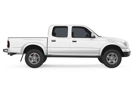 Pickup Truck Isolatedの写真素材