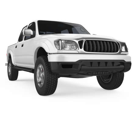 Pickup Truck Isolatedの写真素材