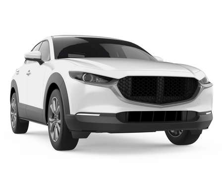 SUV Car Isolatedの写真素材