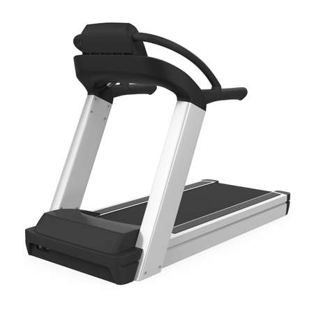 Treadmill isolated on white background