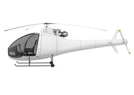 Helicopter Isolatedの写真素材