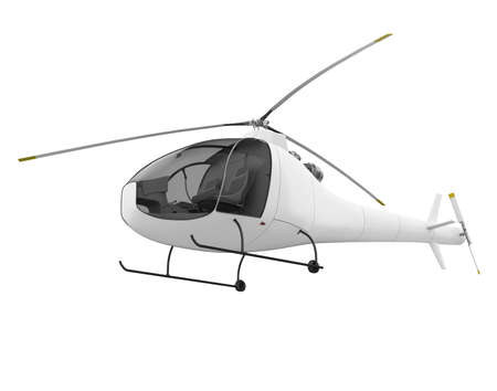 Helicopter Isolatedの写真素材