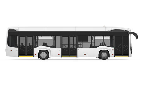 City Bus Isolatedの写真素材