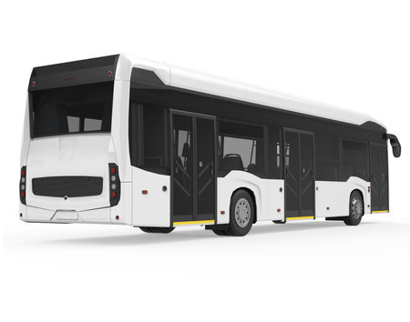 City Bus Isolatedの写真素材