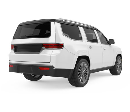 SUV Car Isolatedの写真素材