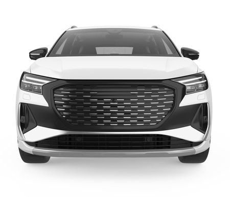 SUV Car Isolatedの写真素材
