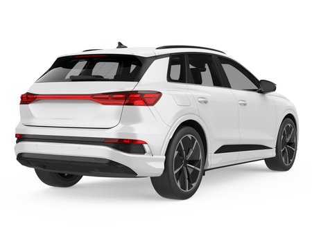 SUV Car Isolatedの写真素材