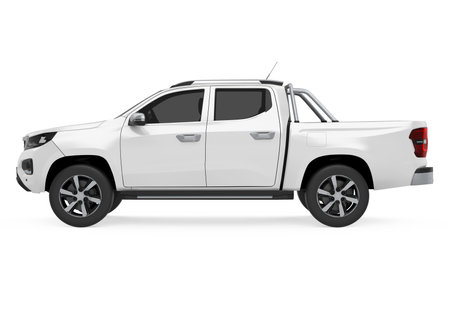 Pickup Truck Isolatedの写真素材